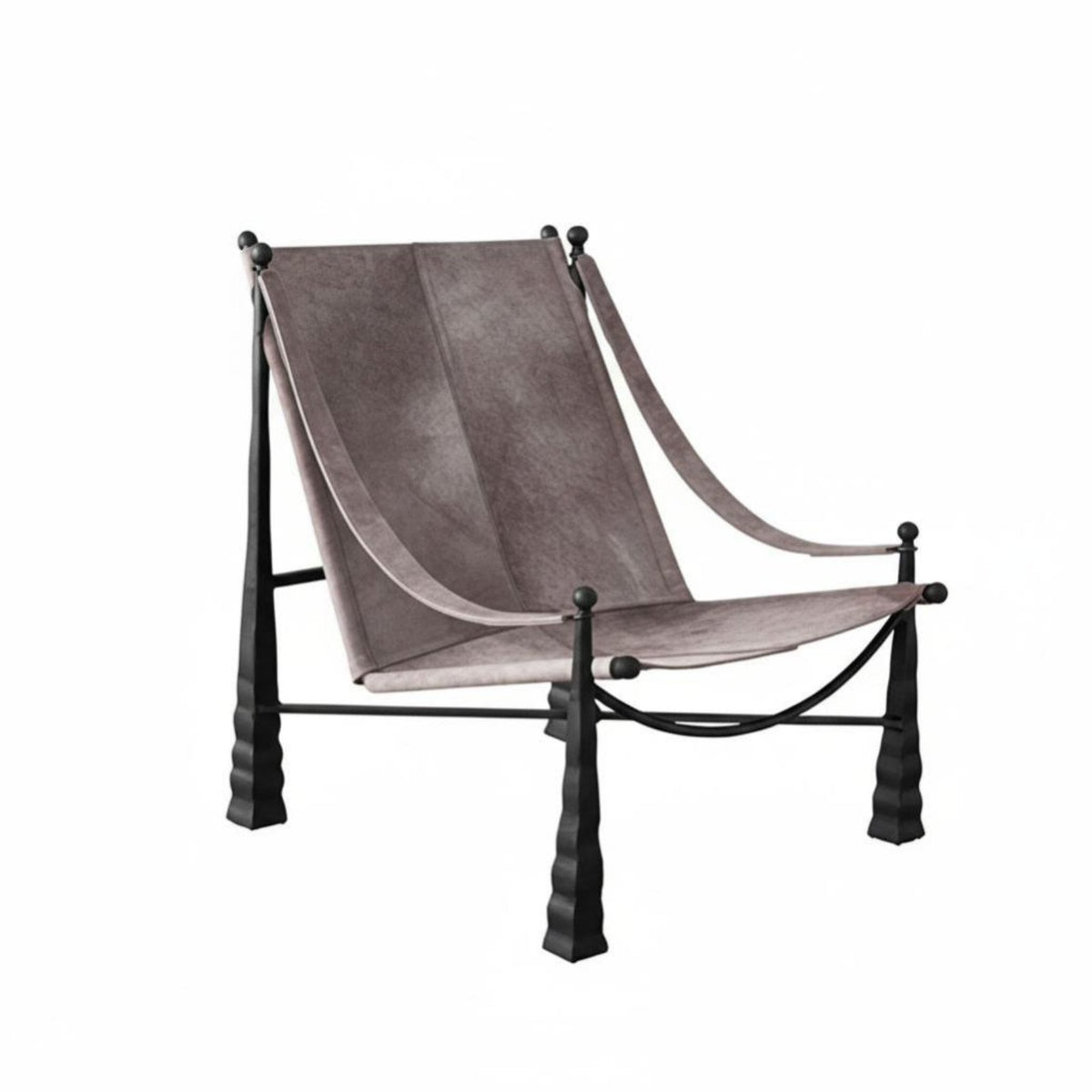 Upholstered Single-Seater Nordic Inspired Sculptural Single Sofa Modern Minimalist Creative Shape for Living Room, Lounge Area