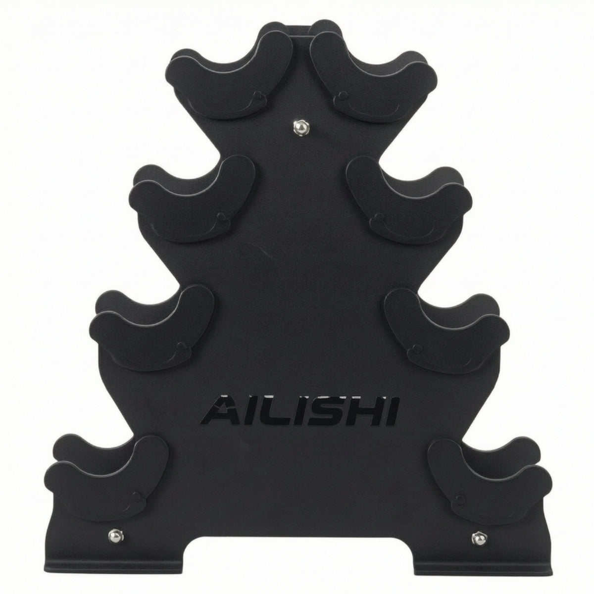 Four-Tier Dumbbell Rack-Saving Dumbbell Rack with Cradle Slots Compact Stand for Home Gym Owners, Fitness Enthusiasts, Workout Room