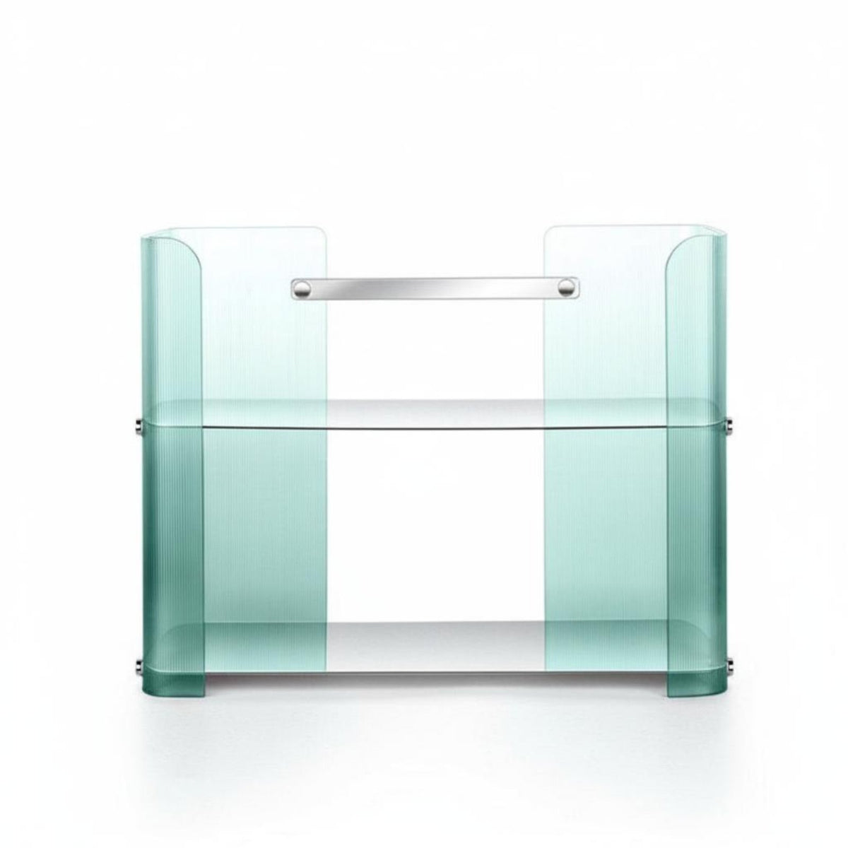 2-Tier Organizer Shelf Versatile Use 2-Tier Fluted Shelf Multi-Purpose for Women