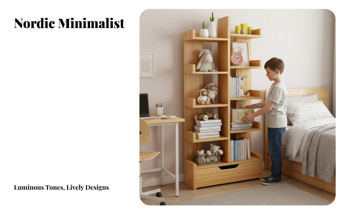 Space-Saving Multi-Tier Standing Shelf Multifunctional storage single unit Simple Assembly Storage Rack Sturdy and long-finaling for Book Lovers, Apartment Dwellers, Decor aficionados, Living Room, Bedroom, Study
