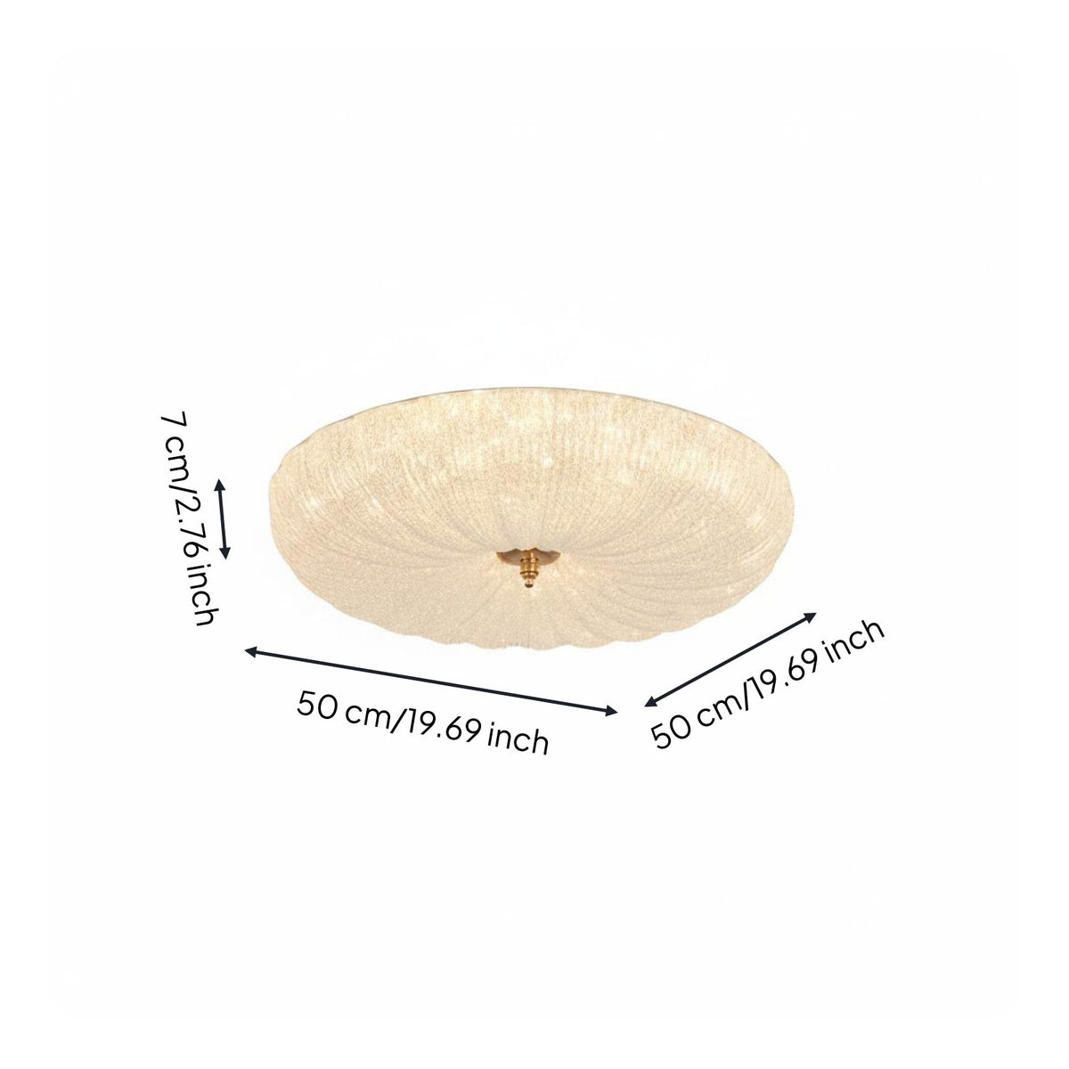 Modern Minimalist Ceiling Lamp Luxury Look Indoor Lighting Soft Radiance