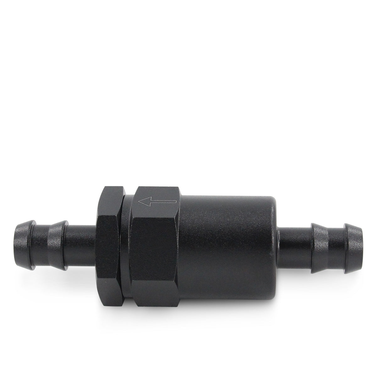 PERRIN Inline Fuel Filter 30 Micron Aluminum Black 1/2" 3/8" 5/16"