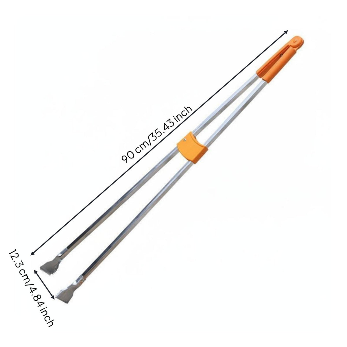 Garbage Clip No Bending Required Stainless Steel Litter Tongs