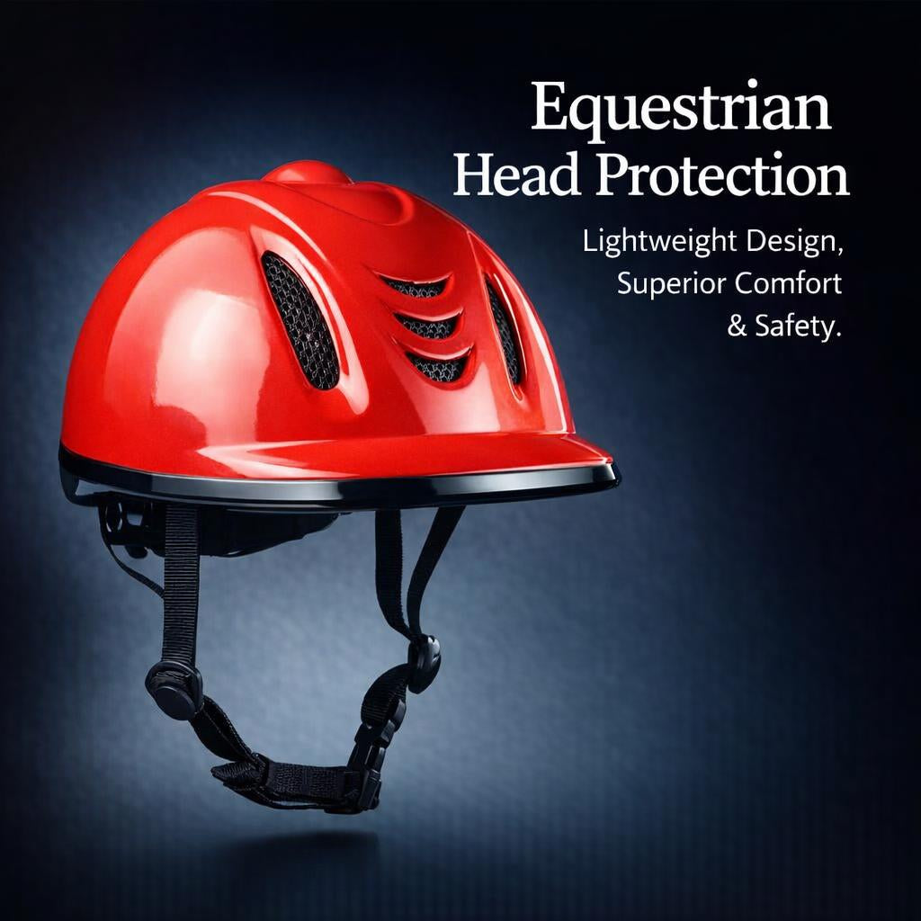 Riding Helmet Horse Riding, Horse Riding Helmet for Lessons, Ventilated Horse Riding Helmet, Head Gear Women Men, Young Equestrian Riding Helmet