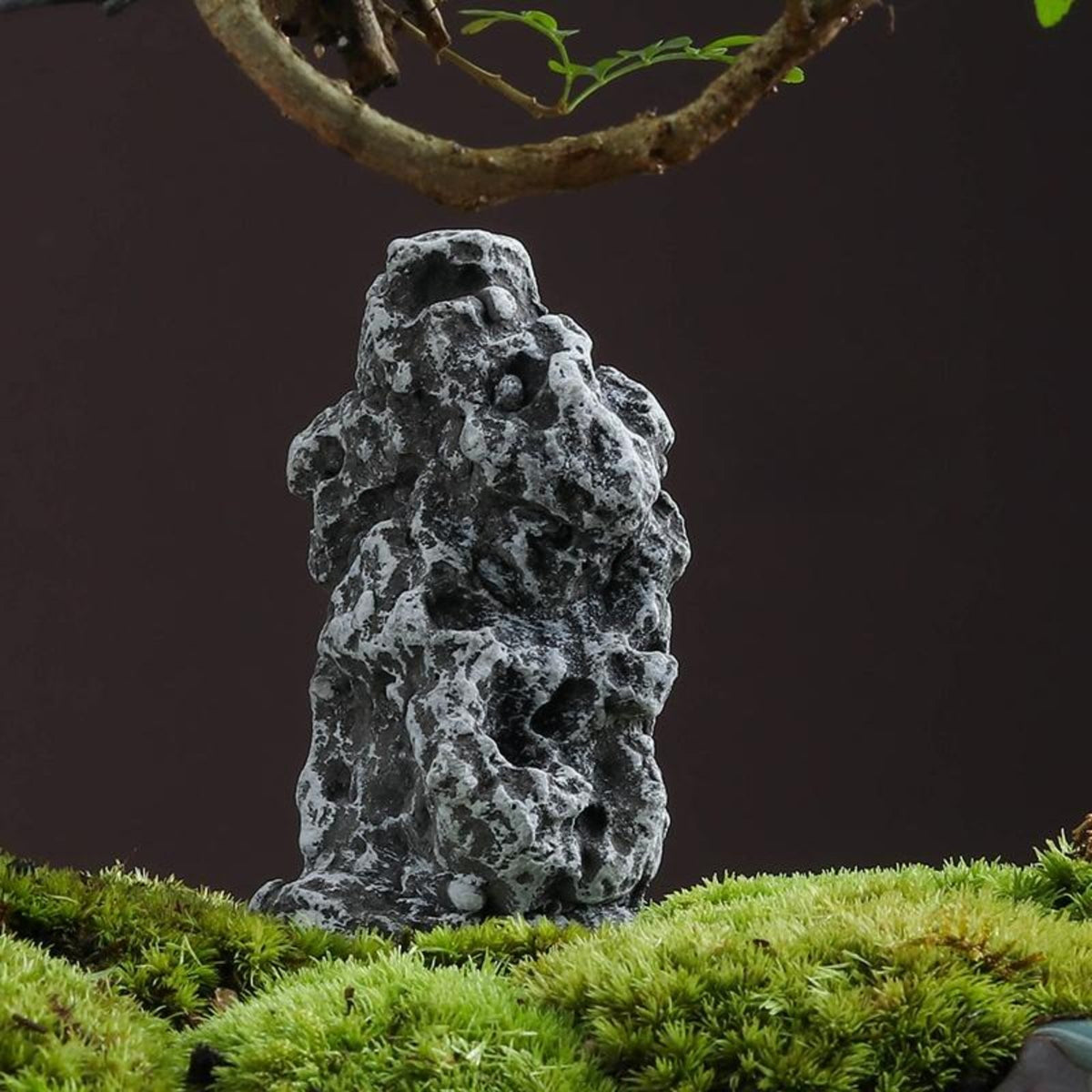 Creative Cement Rockery Landscape Decor for Fishbowls Bonsai