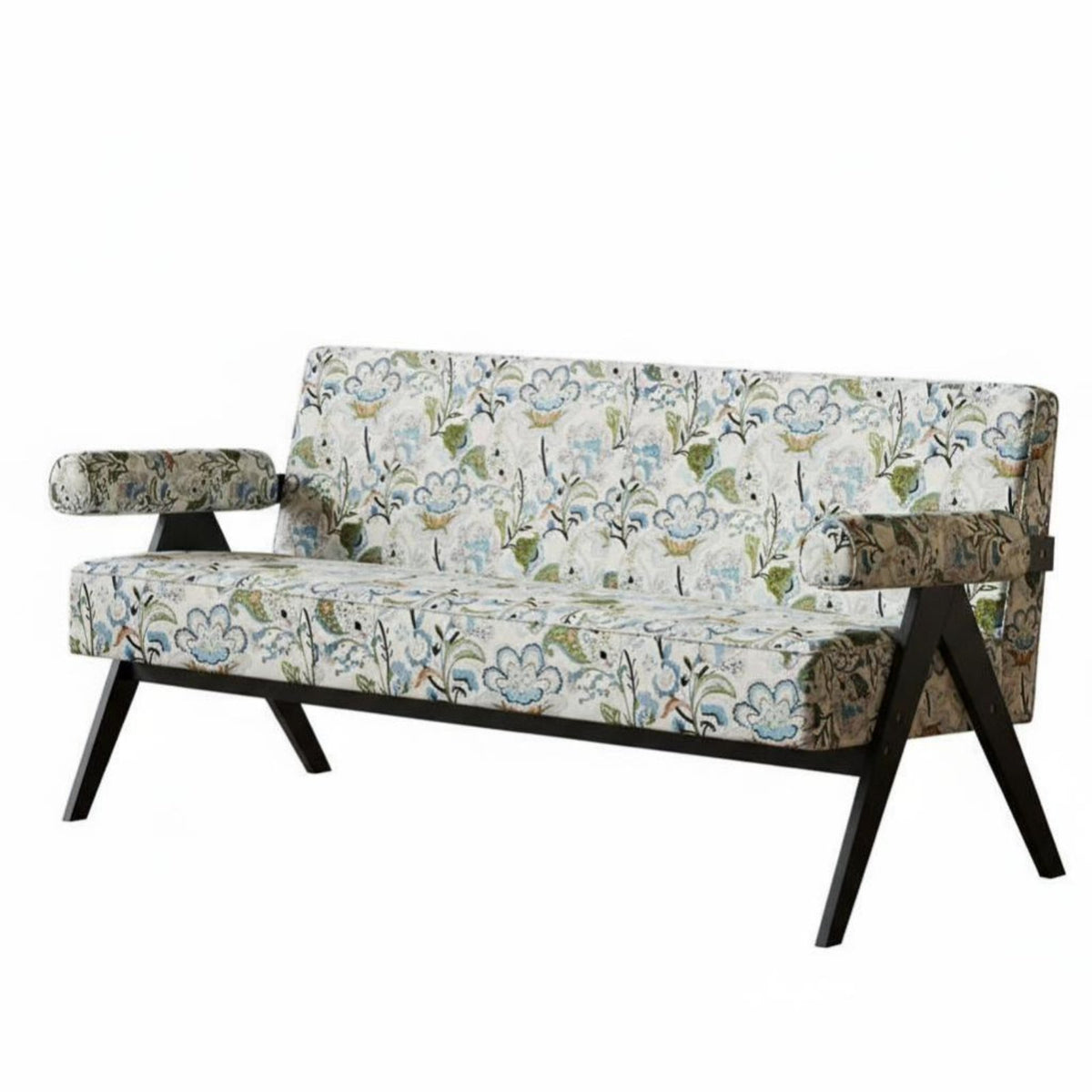 Wood Frame Armchair mid-centuryera Modern Design Accent Chair Signature Aesthetic Wide Seat for Adults, Office Managers