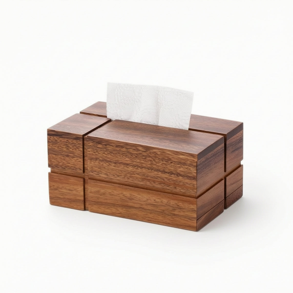 Wooden Tissue Box Solid Wood Tissue Box Minimalist for Living Room, Office