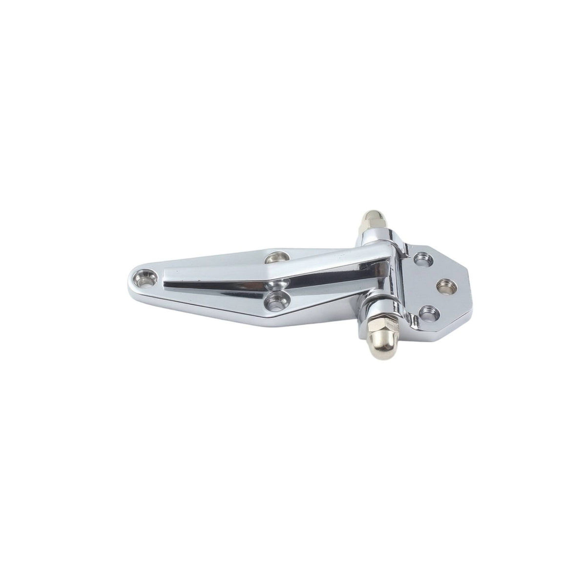 Heavy-Duty Metal Hinge with Gold Tips Decorative Barrel Hinge Low-Profile Hardware Smooth for Builders, Steam Cabinets
