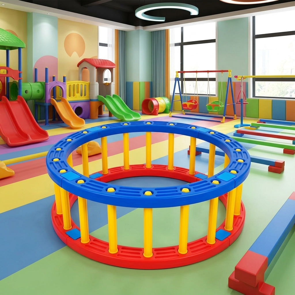 Quarter Circle Balance Board Coordination Practice for Children 3-6, Playground
