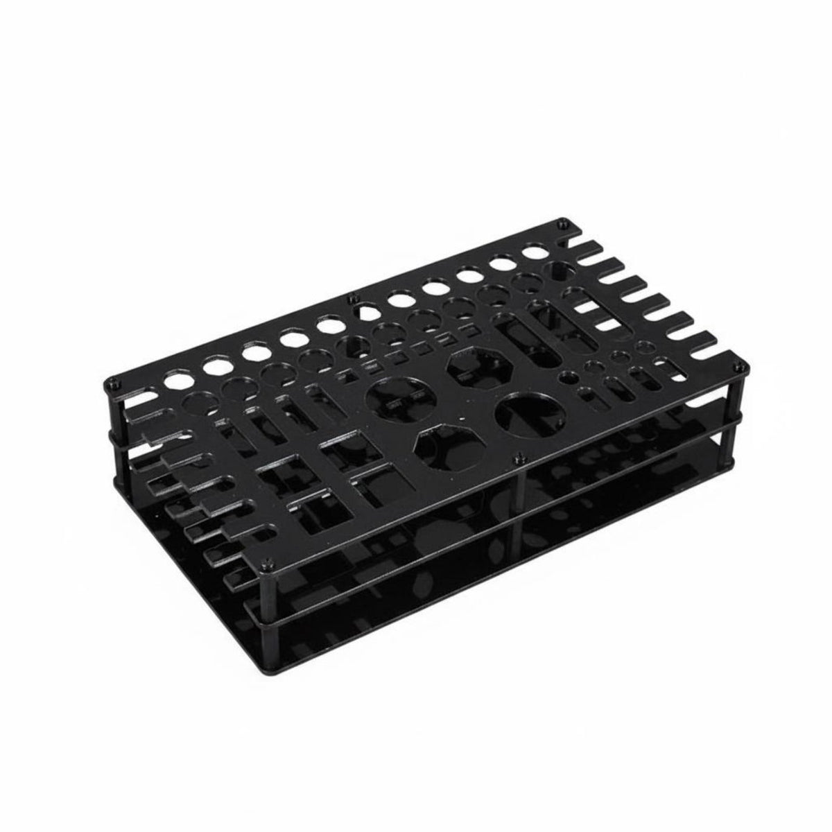 Multi-Slot Design Model Building Tool Stand Easy Reach Model Tool Rack Space-Saving Tweezer and Plier Stand Desktop Organizer for Hobbyists, Workbench