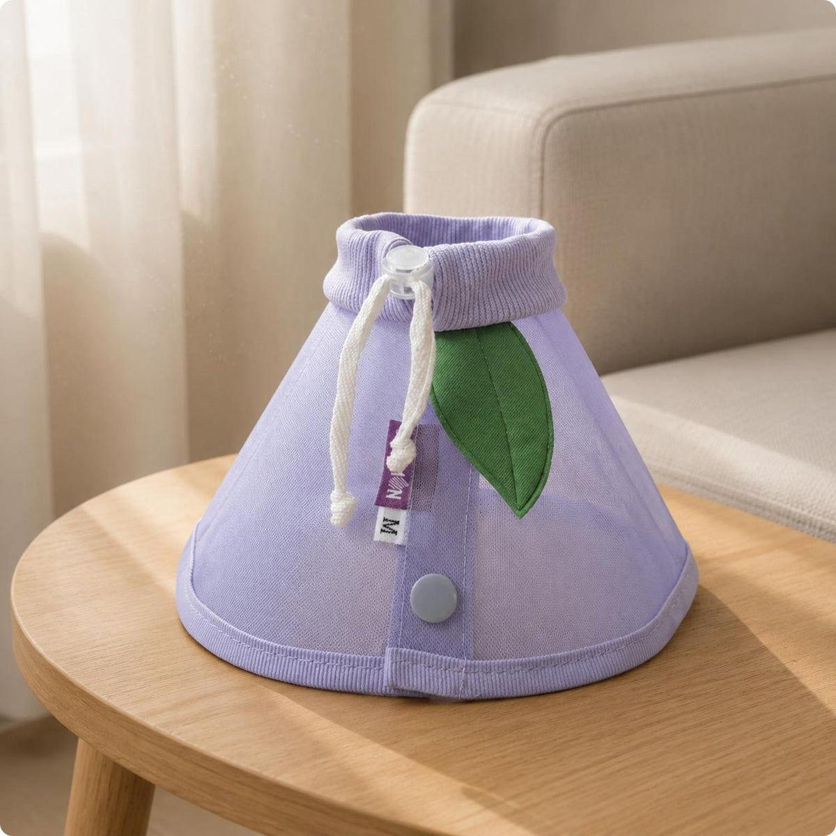 Elizabethan Collar Anti-Lick Adjustable Pet Cone Easy to Clean for Cats