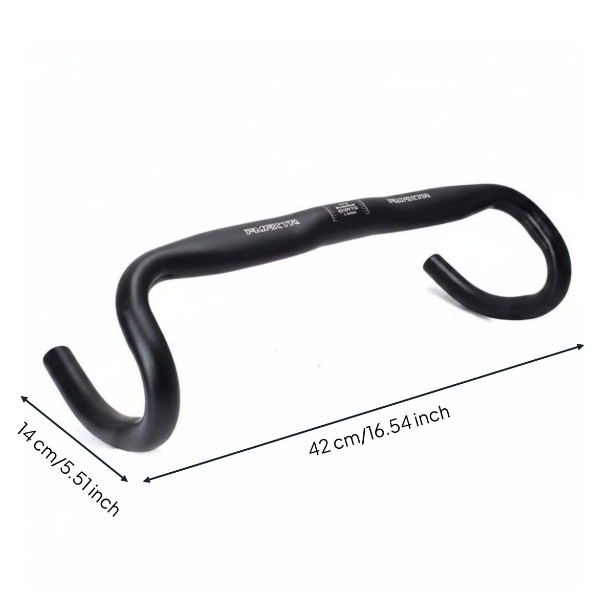 Streamlined Drop Bar Ergonomic Aluminum Alloy Handlebar Easy Install