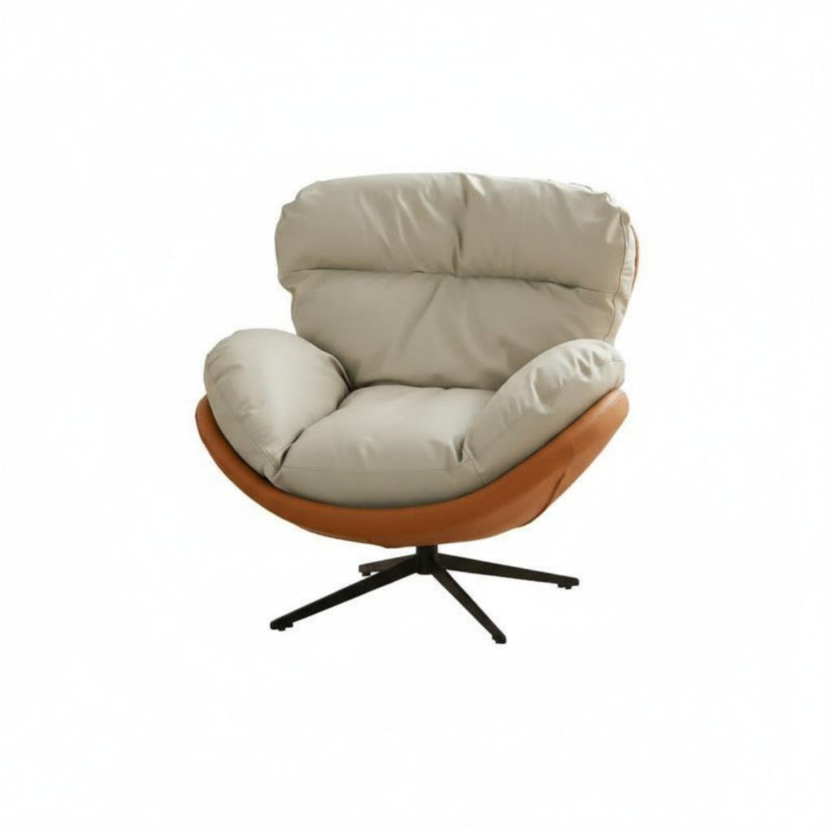 rotate enveloping seat Chair Modern Minimalist rotate Barrel Chair Ergonomic Shape Oversized for Homeowners, Bedroom