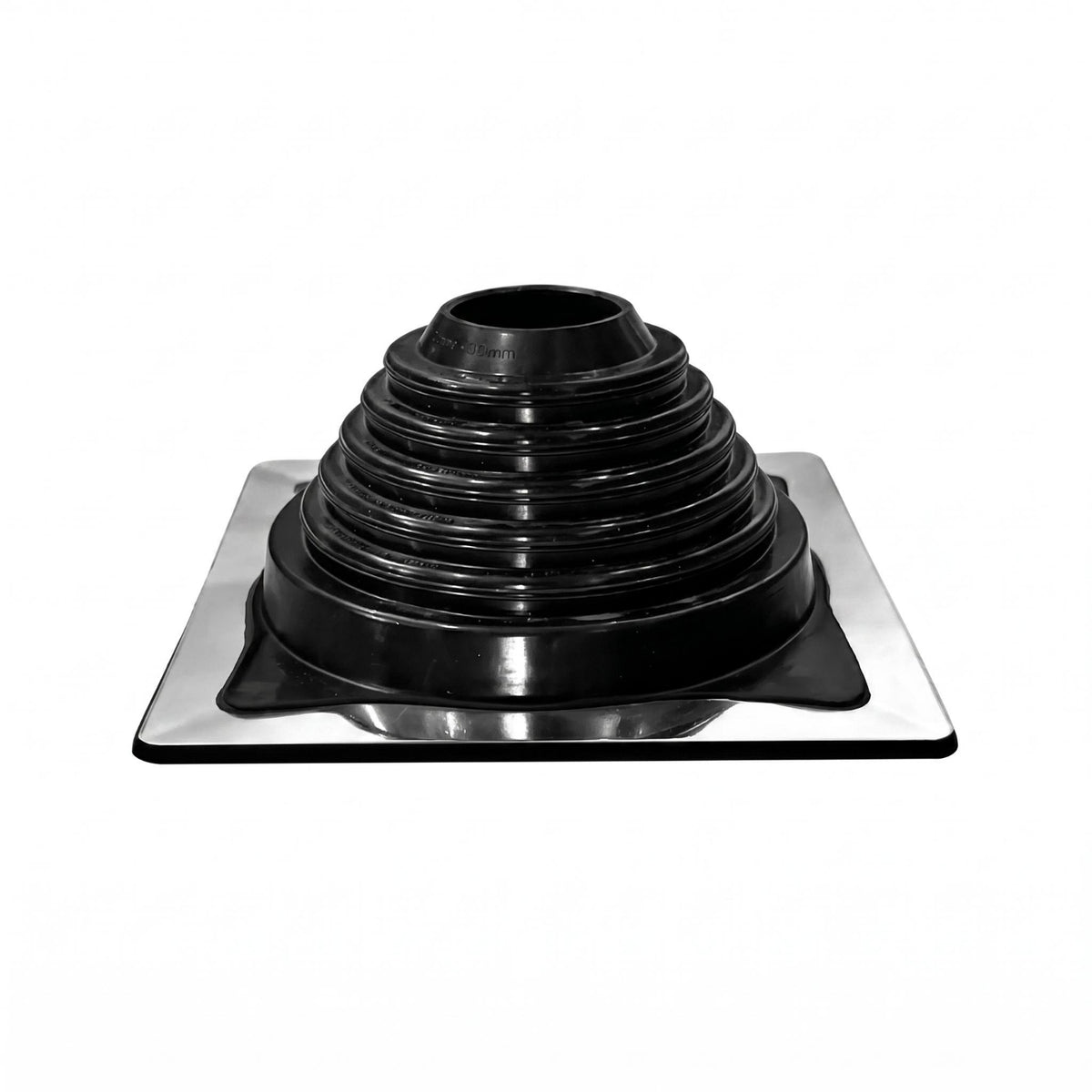 Roof tube Flashing Heat Resistant Silicone Roof Flashing Stepped Cone Square Base tube Boot