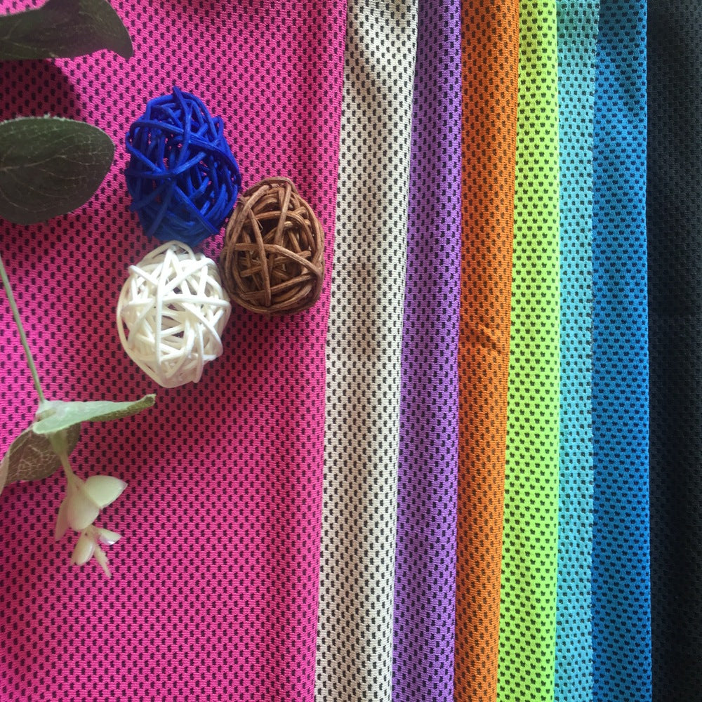Cooling Jacquard Mesh Fabric for Sports Towels and Outdoor Activities