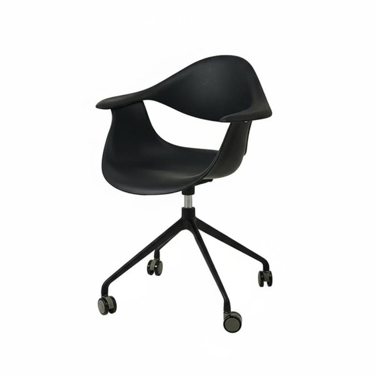 Sculptural Armchair Height Adjustable Desk Chair Easy Assembly for Young Adults