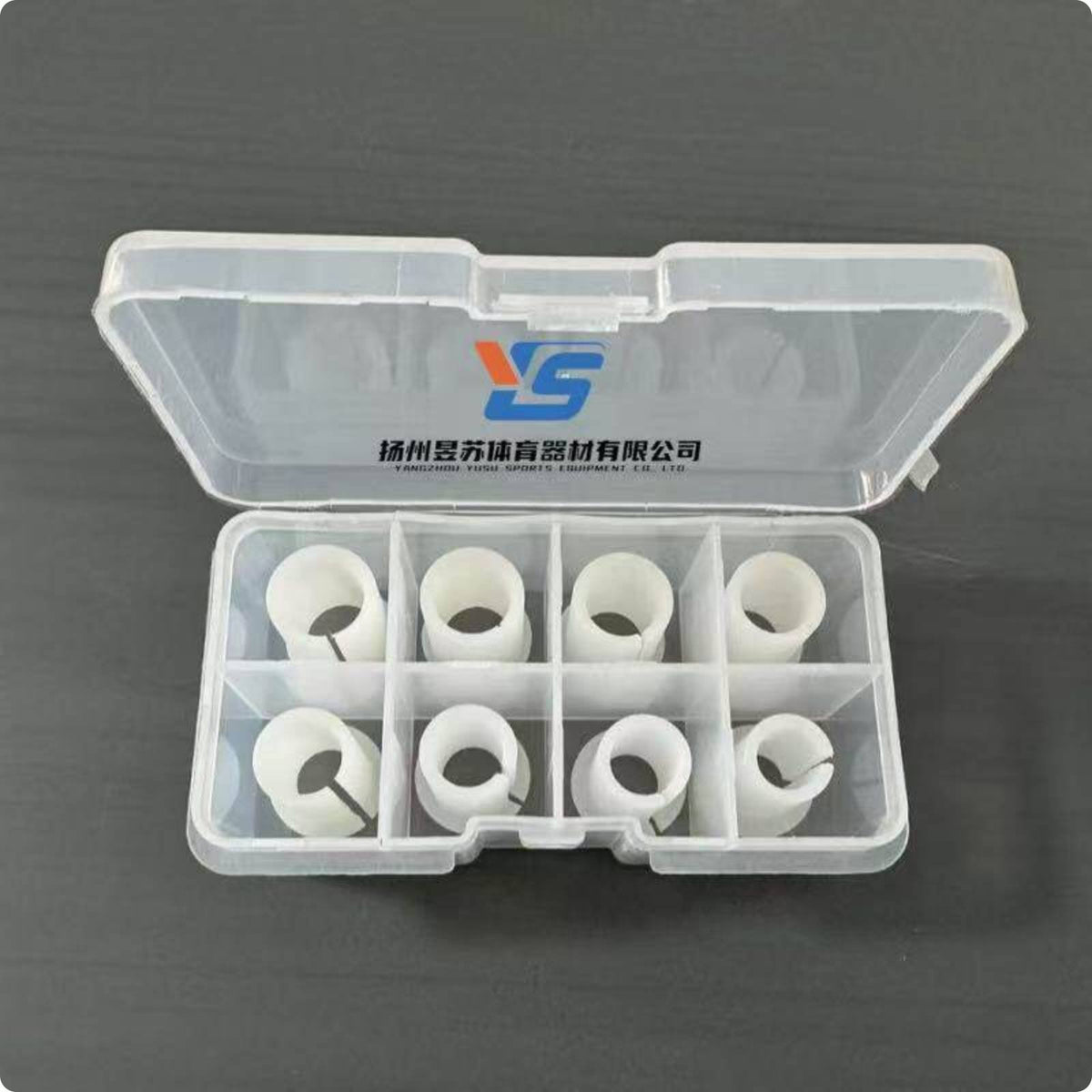 8 Pieces Pool Cue Sleeve Anti-Pinch Billiard Cue Collar Nylon