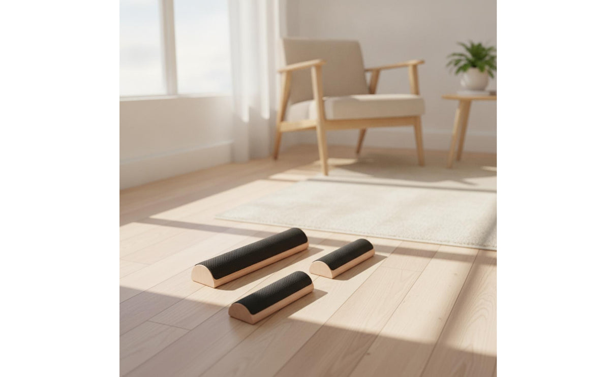 Foot Exerciser with Support Strips Hinged Foot Stretcher Stable Equipment for Athletes