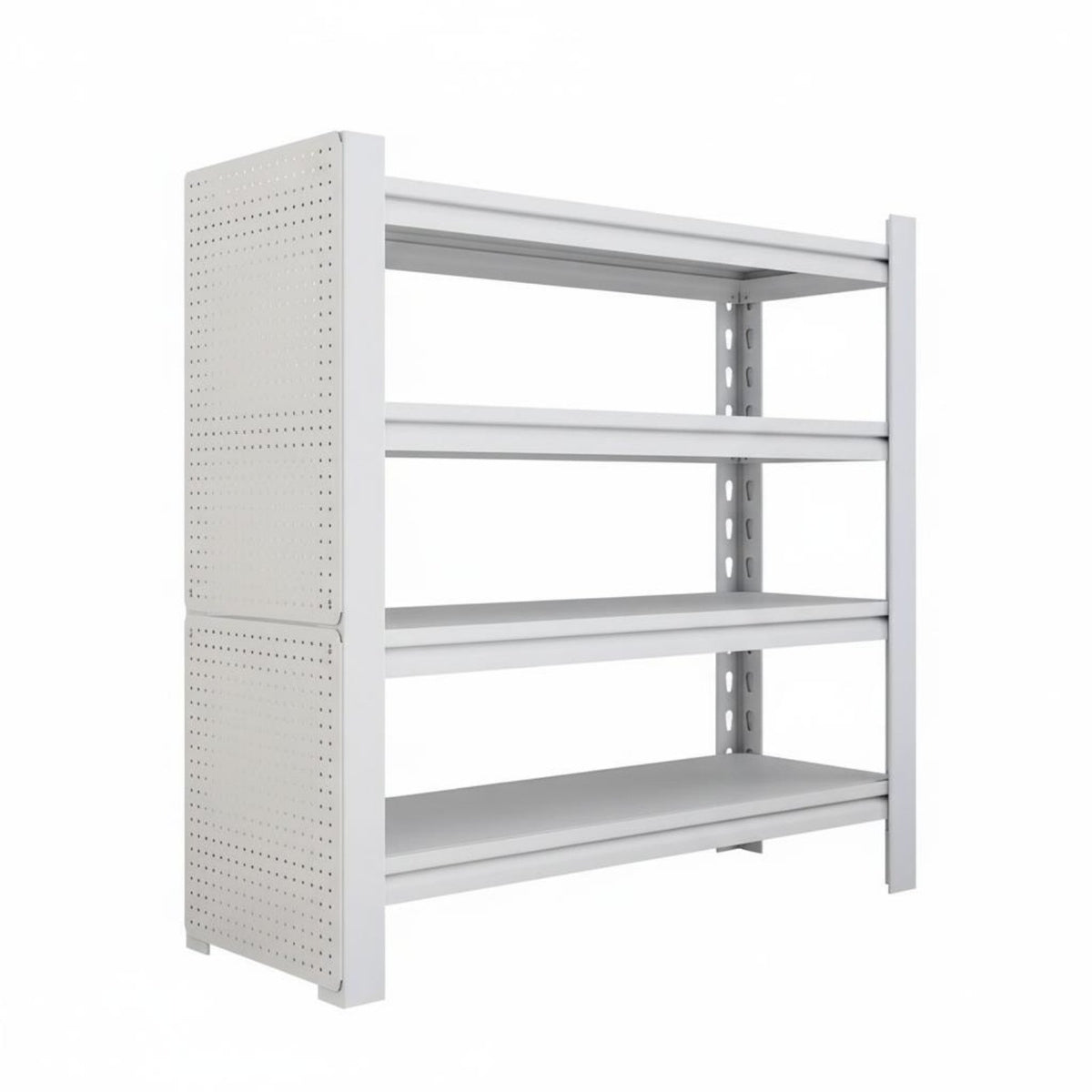 Adjustable Metal Utility Shelf Freestanding Organizer Shelf Multi-layer Storage Rack Heavy Duty Garage Shelving Sturdy Steel Construction Customizable Suitable for Laundry Room Kitchen Garage
