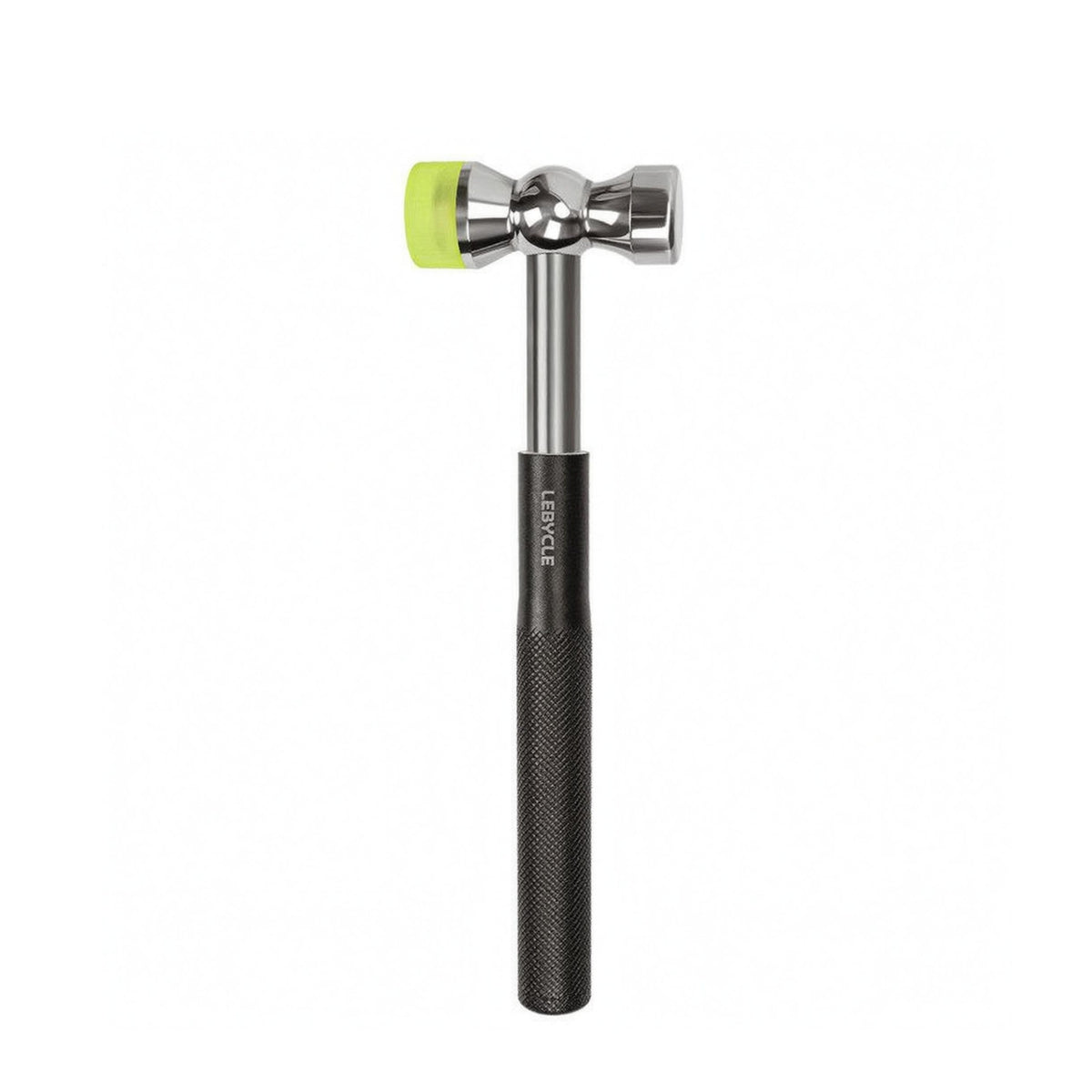 Stainless Steel Cycle Repair Hammer Titanium Alloy Double-Head Hammer Urethane Tips Impact Tool Knurled Grip