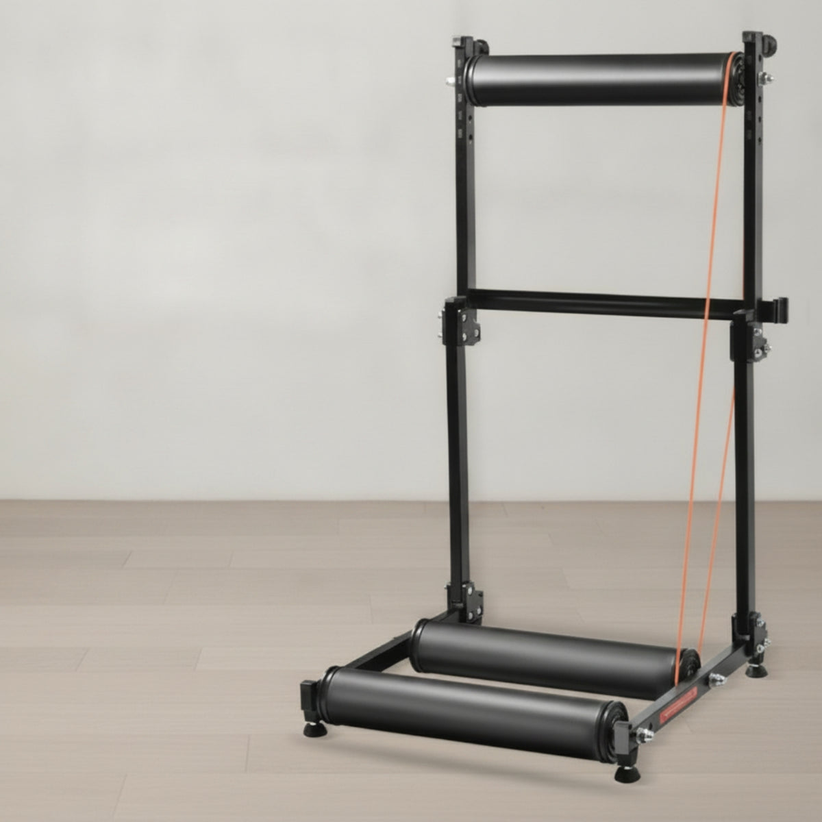 Portable Cycle Roller Exercise Equipment with Adjustable Distance Space-Saving Cycle Roller Exercise Equipment Stable Smooth for Riders