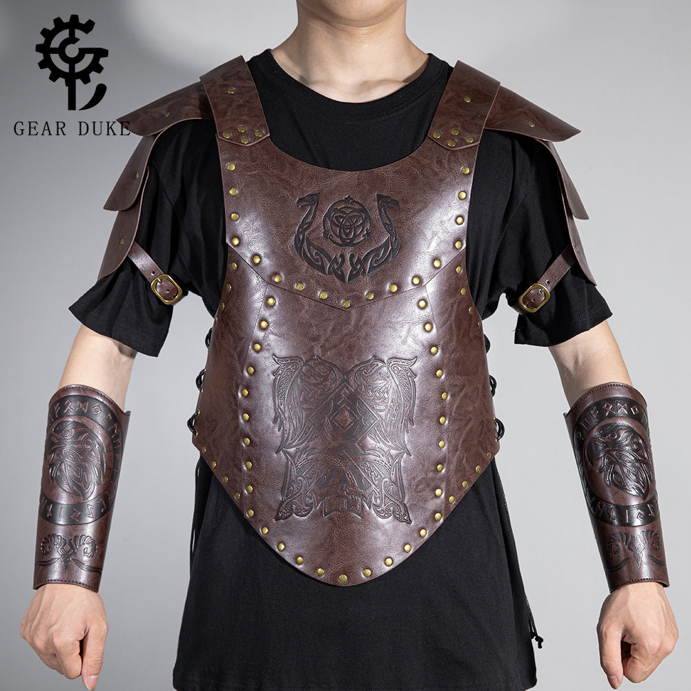 Medieval Retro Cape Vest for Cosplay