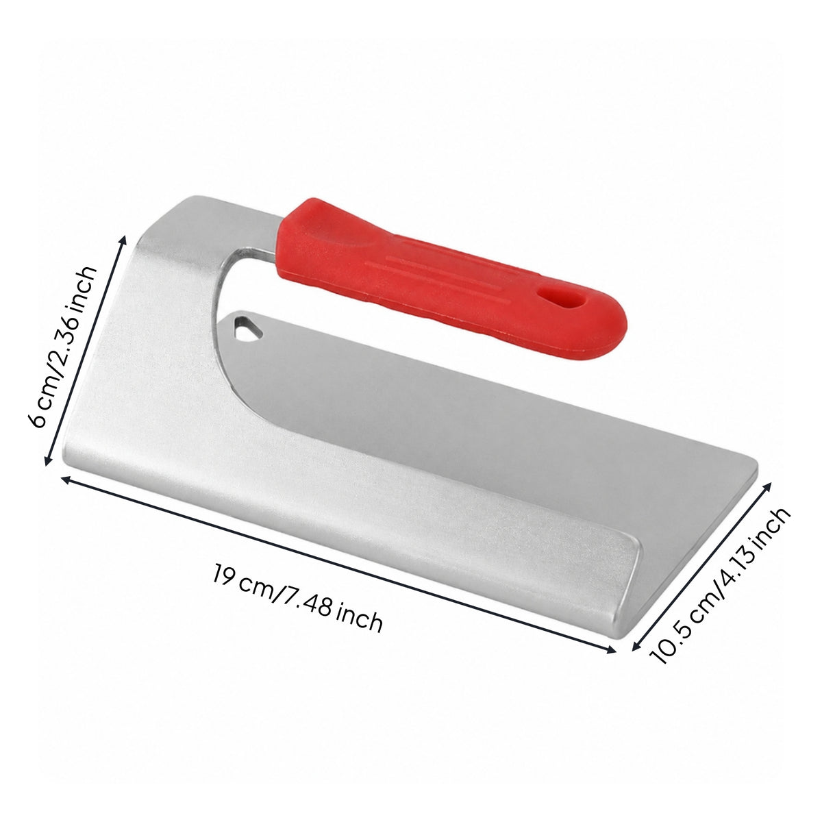 Kitchen Press with Heat-Resistant Handle Stainless Steel Kitchen Press Smooth Cookware for Home Cooks