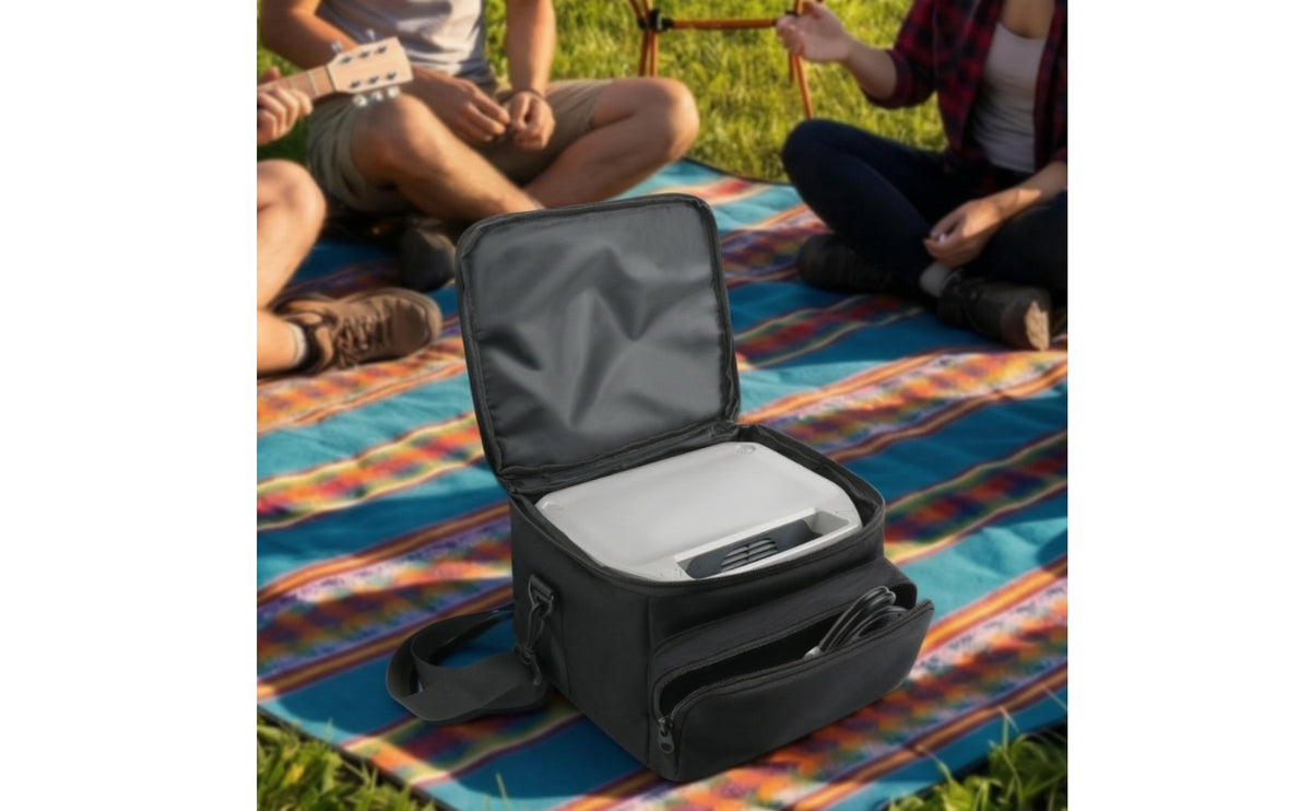 Portable Power Station Case with Shoulder Strap Structured Portable Power Station Carrying Bag Reinforced Carrying Bag with Shoulder Strap for Campers