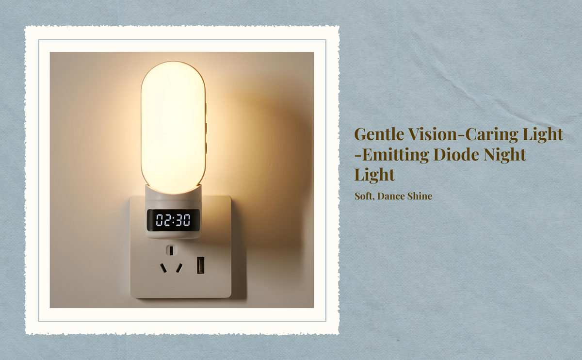 Dimmable LED night light, eye-safe