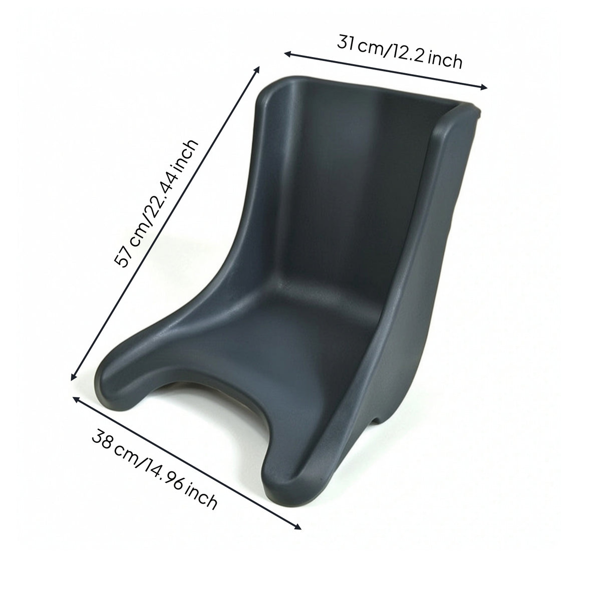 Contoured Molded Kart Seat Comfortable Kart Seat with Backrest Long-Lasting Easy to Clean for Children, Juvenile