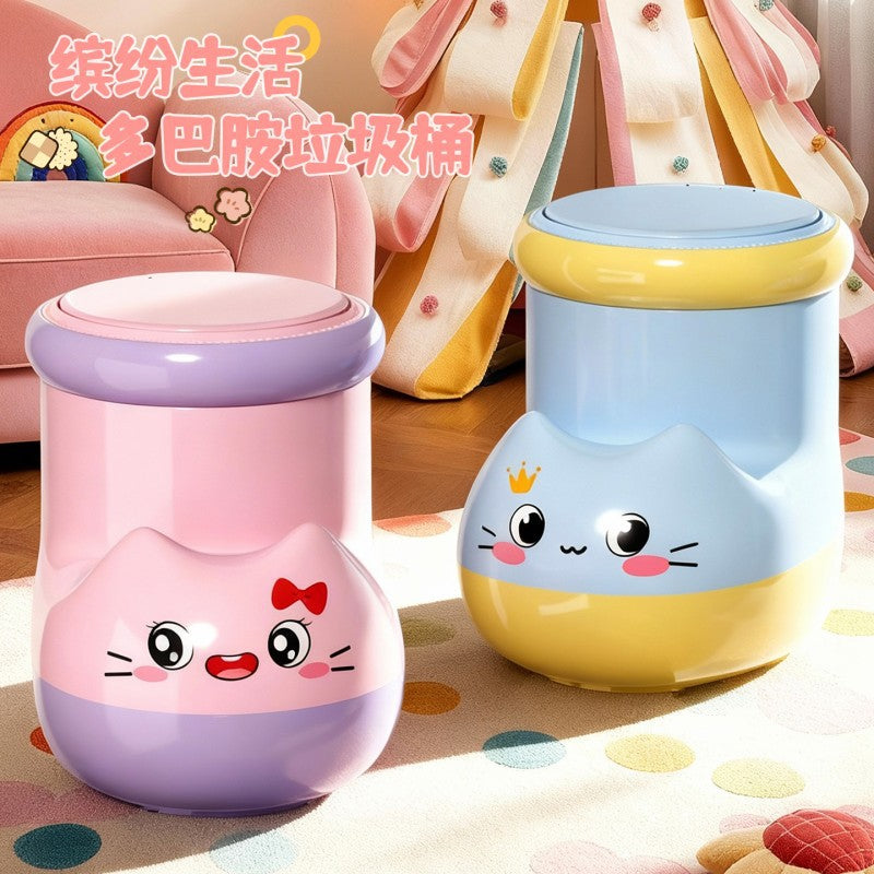 Cat Boot Shaped Storage Bin with Wheels