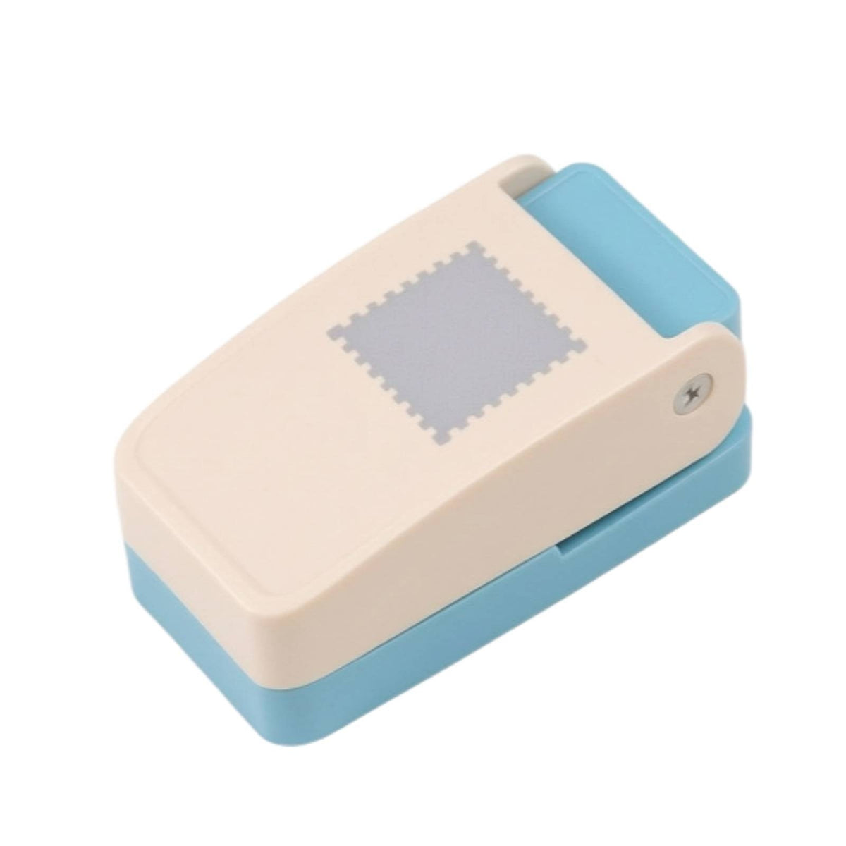 Handheld Postage Stamp Punch Easy to Use Postal Stamp Punch Sturdy Embosser with Square Die Comfortable for Journalers, Scrapbooking, Card Making