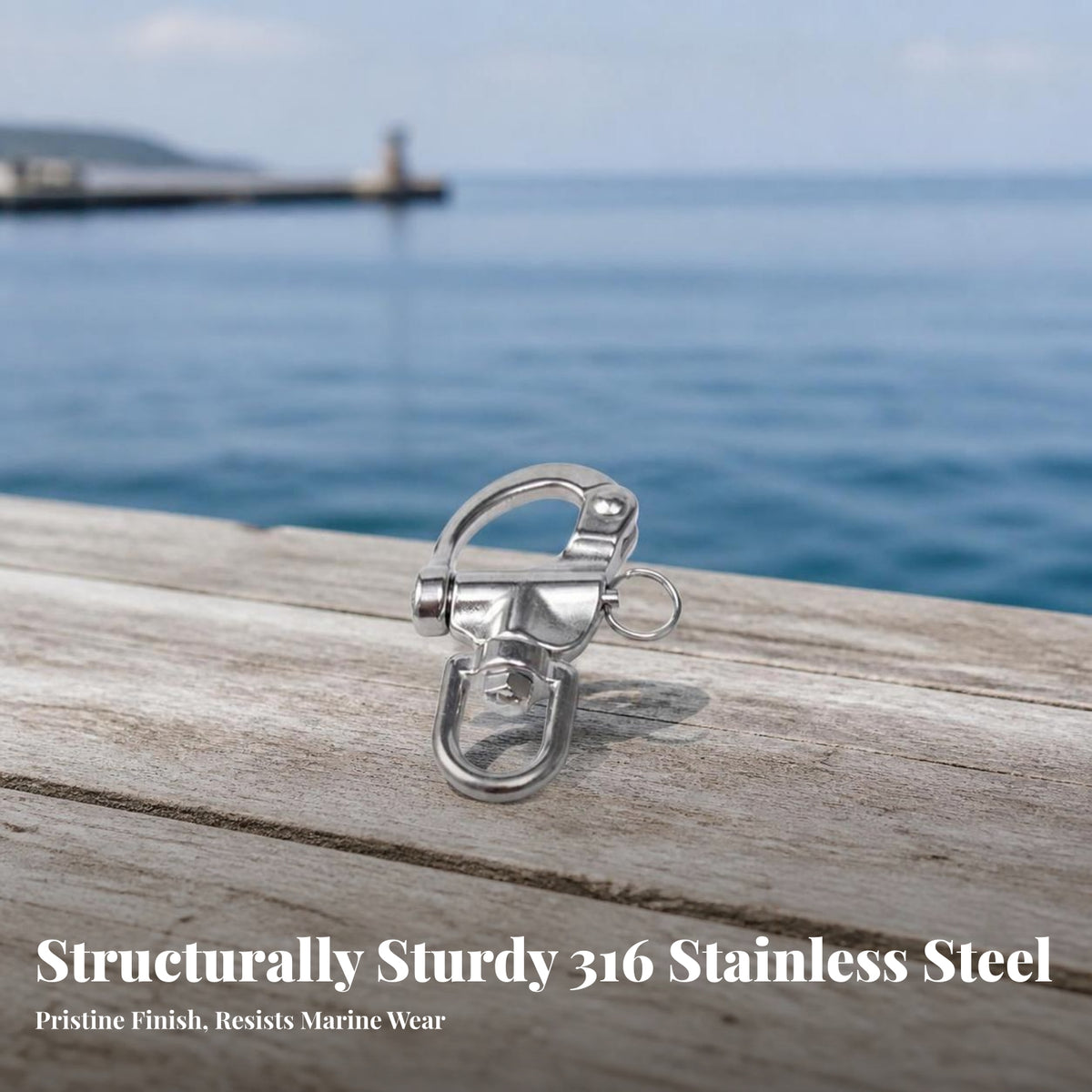 Marine Swivel Spring Shackle