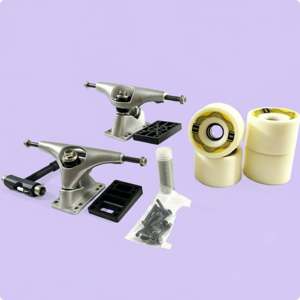 Board-Surfing Skateboard Truck Bracket Kit Hardware Bag Skate Parts Axle Shafts