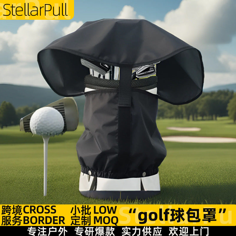 Golf Club Bag Rain Cover, Waterproof, 420D Oxford Fabric, Universal Fit