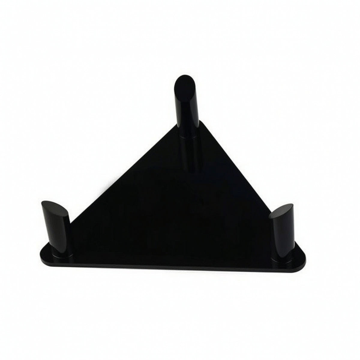 Scratch-Resistant Triangular Ball Stand Transparent Sports Ball Display Stand Practical Low-Profile for Shelves, Shop Counters