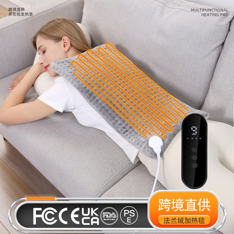 理疗毯子110V台湾美国香港英规220V日本澳规欧规电器热敷加热垫