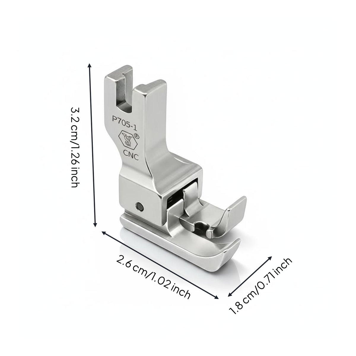 Sewing Machine Hem Foot All Steel Seam Binding Foot Long-Lasting