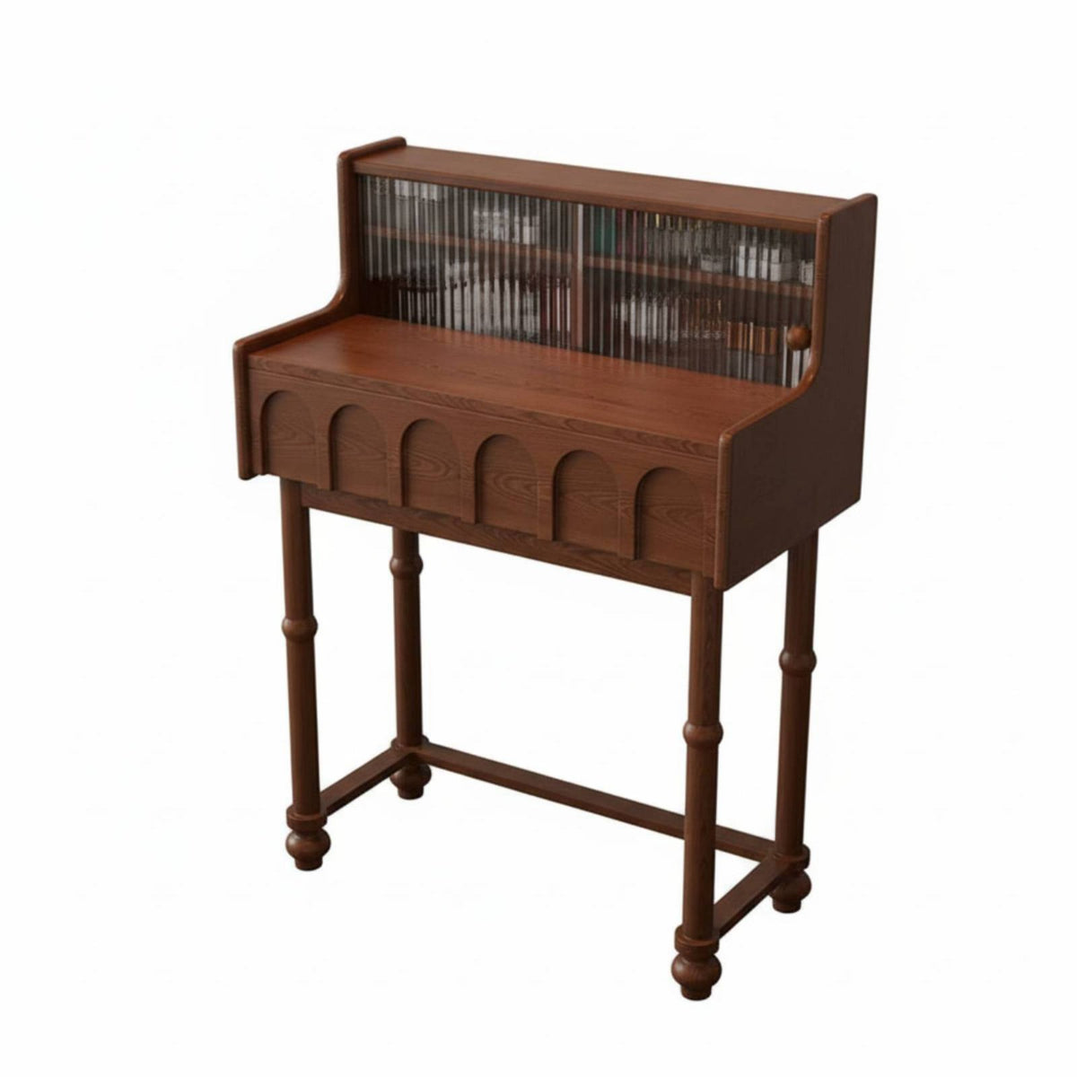 Single-Drawer Dressing Stand French design Vanity Desk Space-Saving for Teenagers