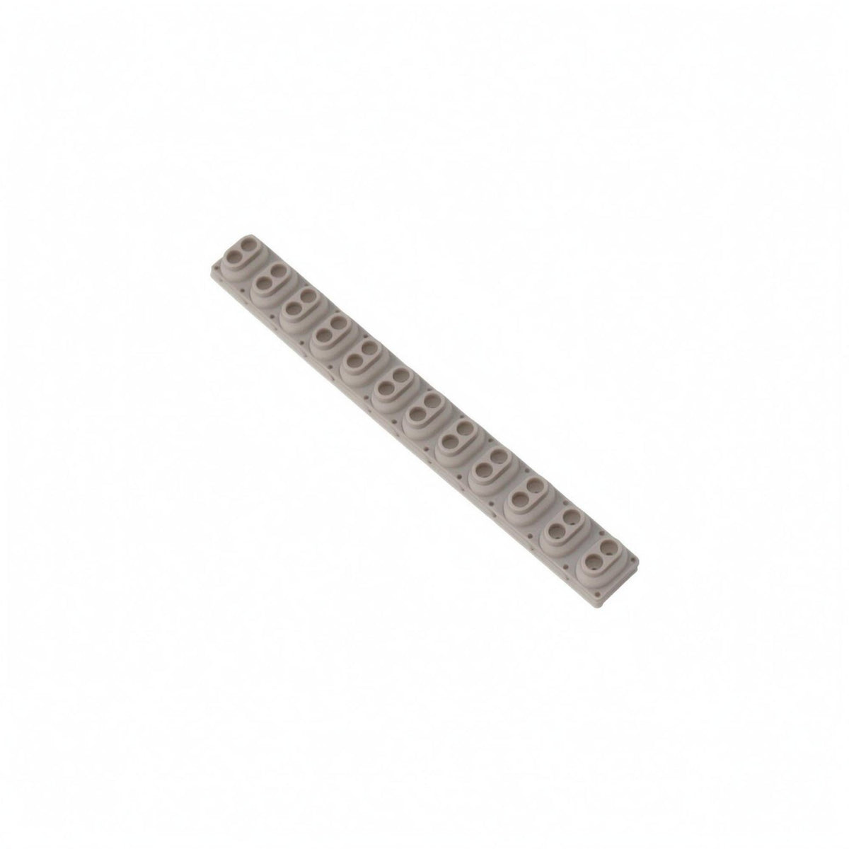 Raised Domes Piano Key Connection Strip Narrow Rectangular Musical Instrument Part