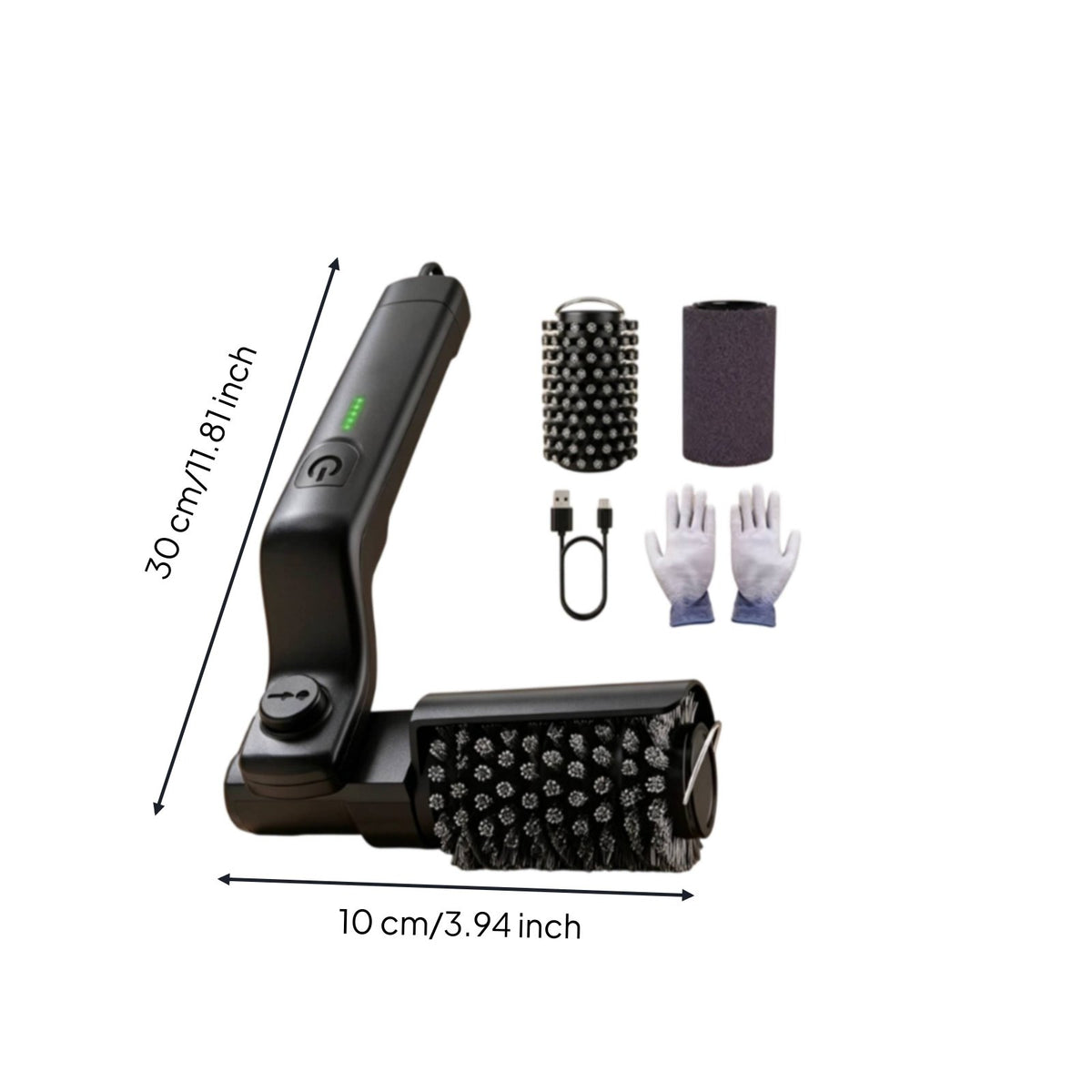 Electric Grill Brush Adjustable Angle Rechargeable Barbecue Scrubber Waterproof