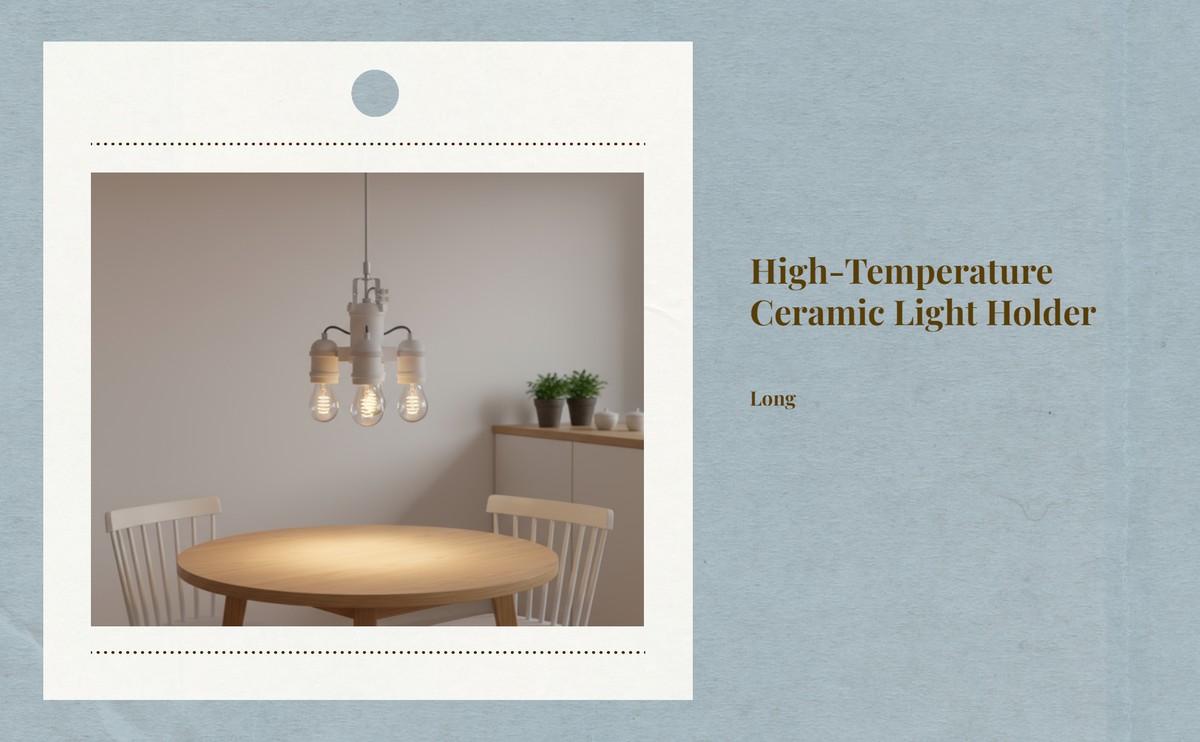 E27 ceramic heat-resistant fixture