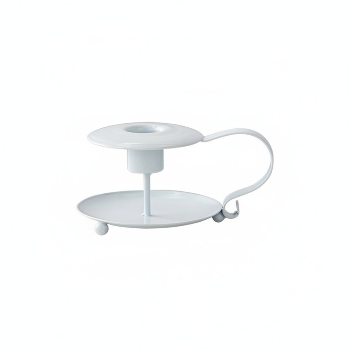 Iron Candle Holder Minimalist Style Handheld Candle Holder Elegant Silhouette