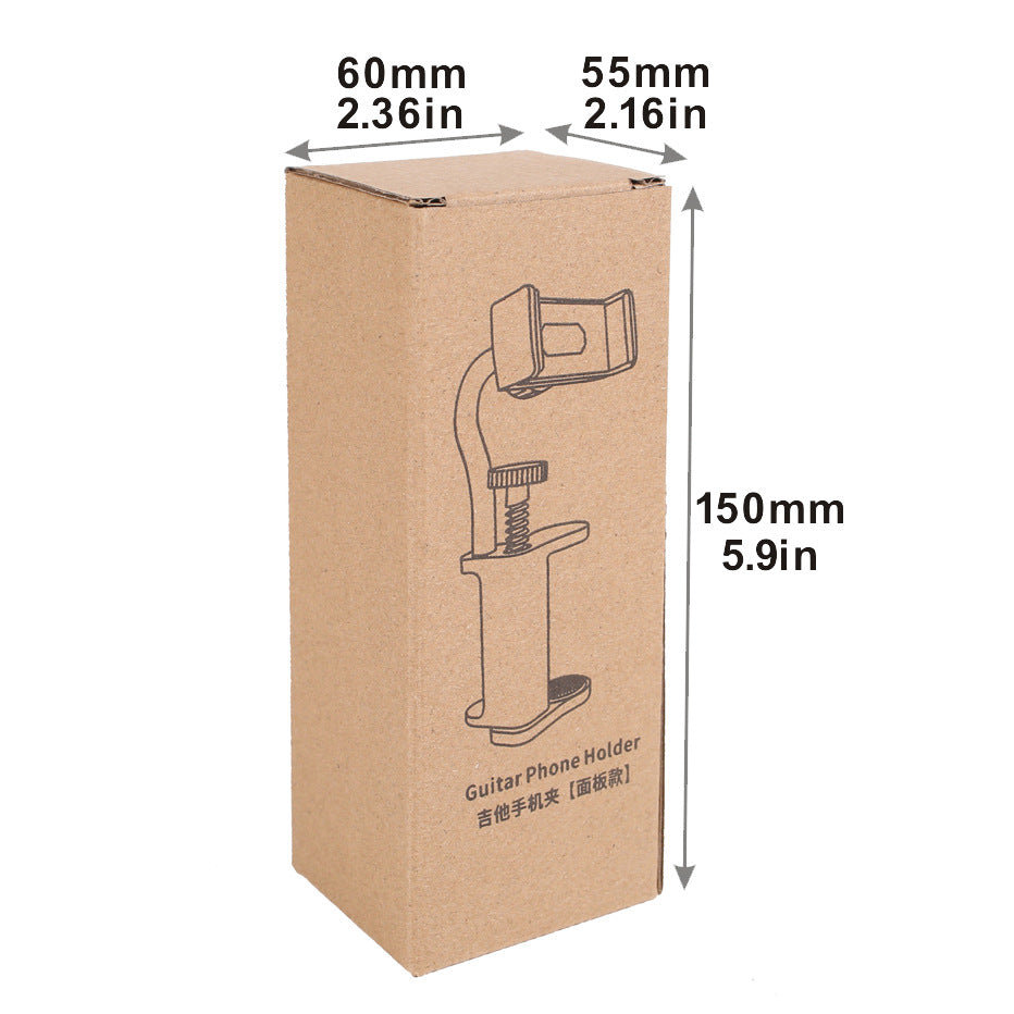 Guitar Phone Holder for Acoustic, Bass, and Electric Guitars