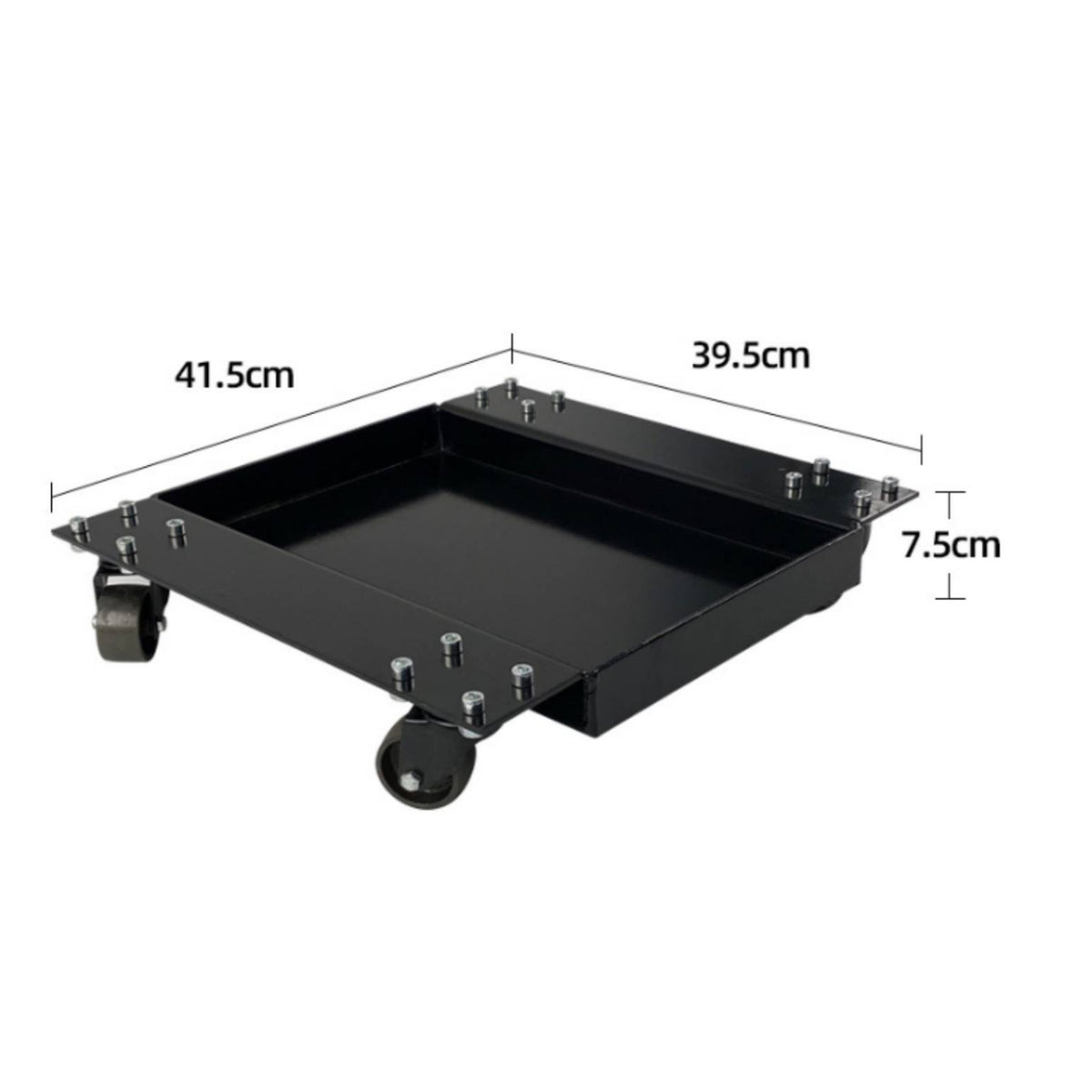 Rolling Tray Frame Portable Mobile Base with Casters Stable Mobile Tool Base for Workshop, Garage