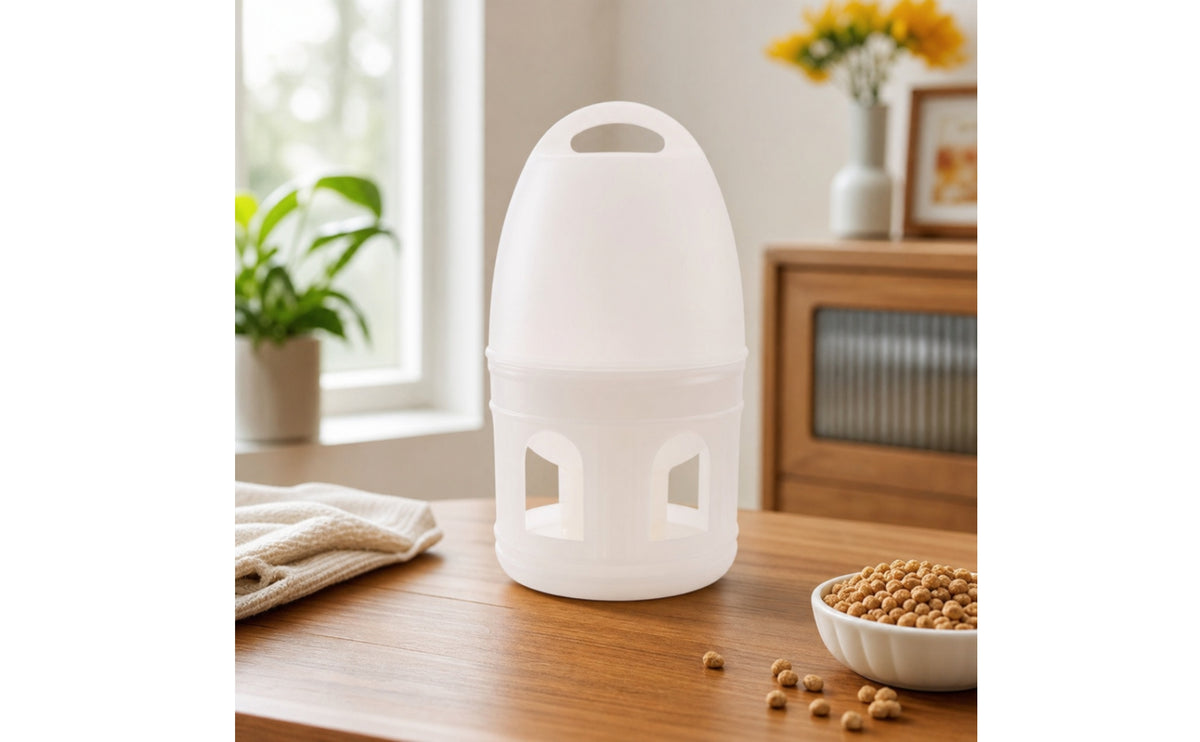 Pigeon Water Dispenser Bird Water Dispenser with Handle Portable Fowl Waterer with Handle for Lofts