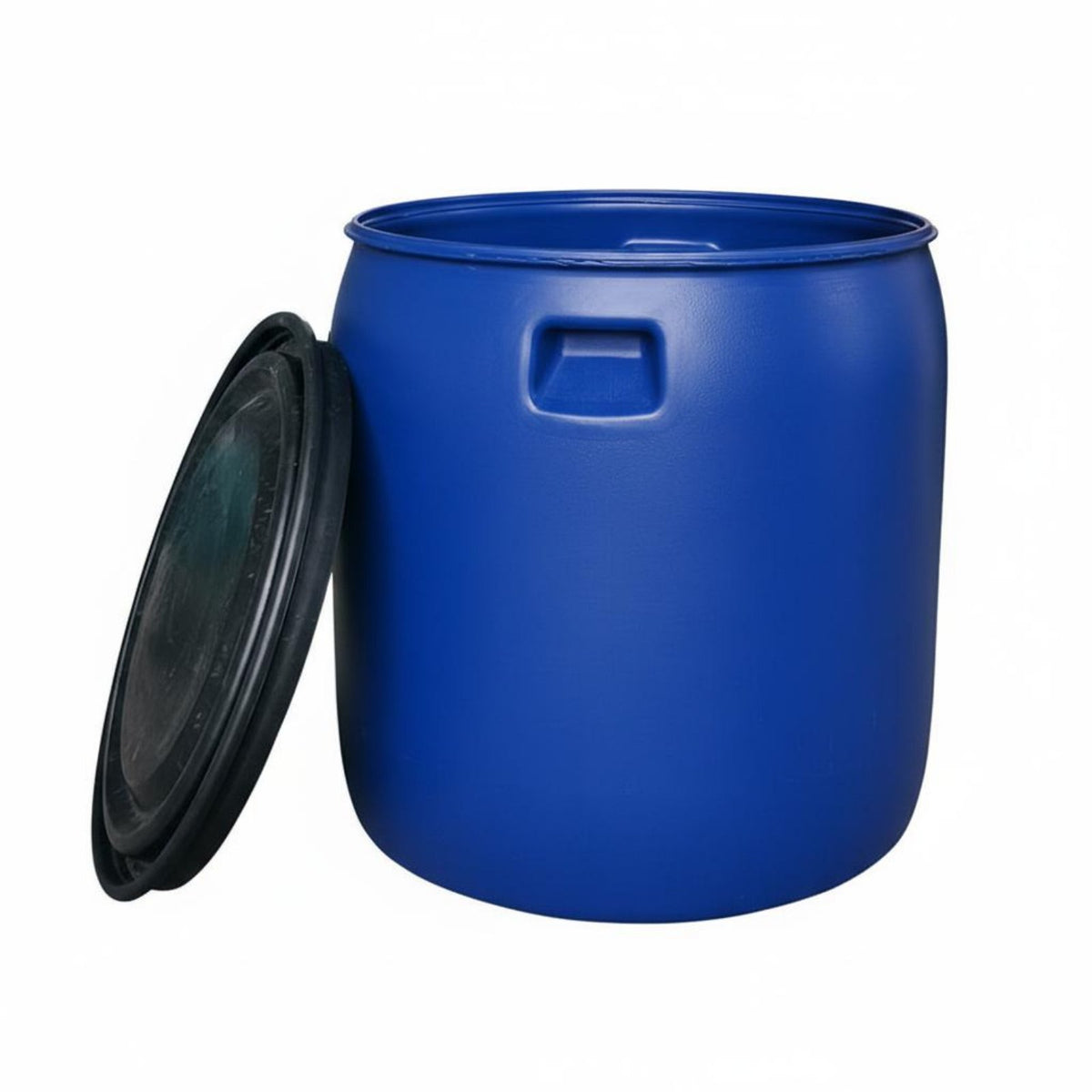 Wide Mouth Storage Barrel Large Capacity Exposed-Top Top Plastic Barrel Sturdy Duty Fermentation Crock Versatile for Farmers