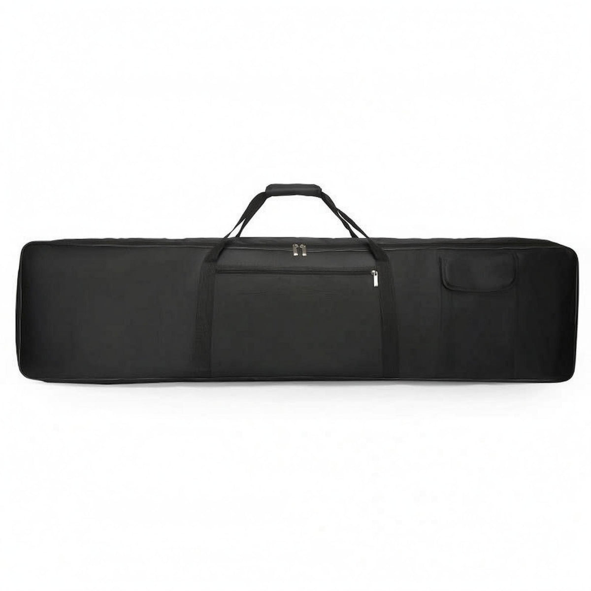 88-Key Keyboard Bag Multiple Pockets Soft Padded Keyboard Case Front Pocket