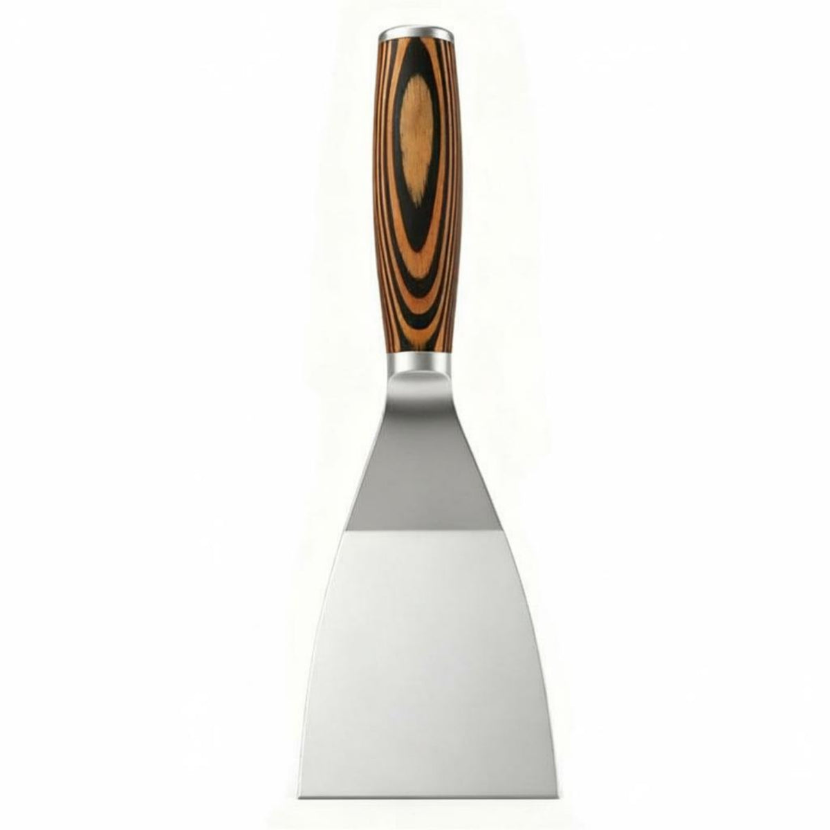 Stainless Steel Wood-Grain Handle Putty Tapered Blade