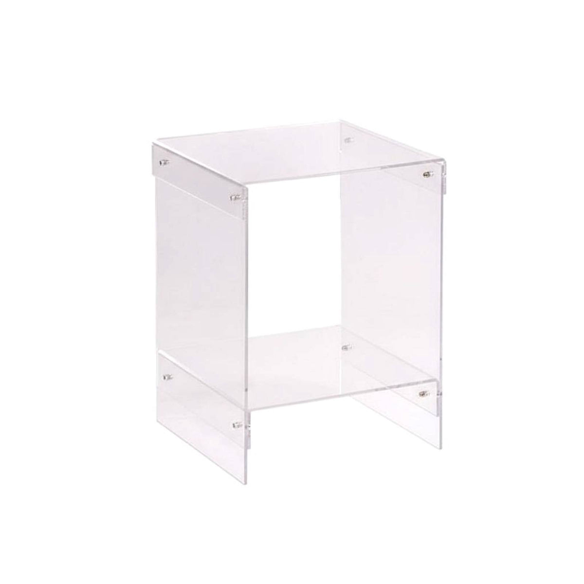 Transparent doublelevel Side Table Minimalist design 2-Tier Transparent Table
